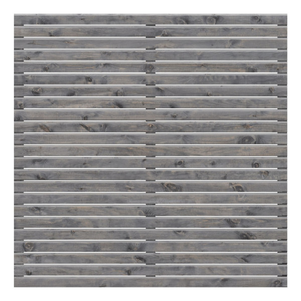 Rhombus Sichtschutzzaun Kiefer KDI Grau 180x180cm