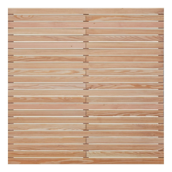 Rhombus Sichtschutzzaun Lärche natur 180x180cm