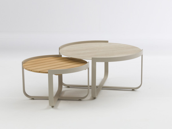 Zebra Fly Lounge Tisch-Set light taupe