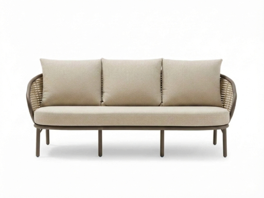Apple Bee Pine Key 3-Sitzer Sofa bronze 191cm