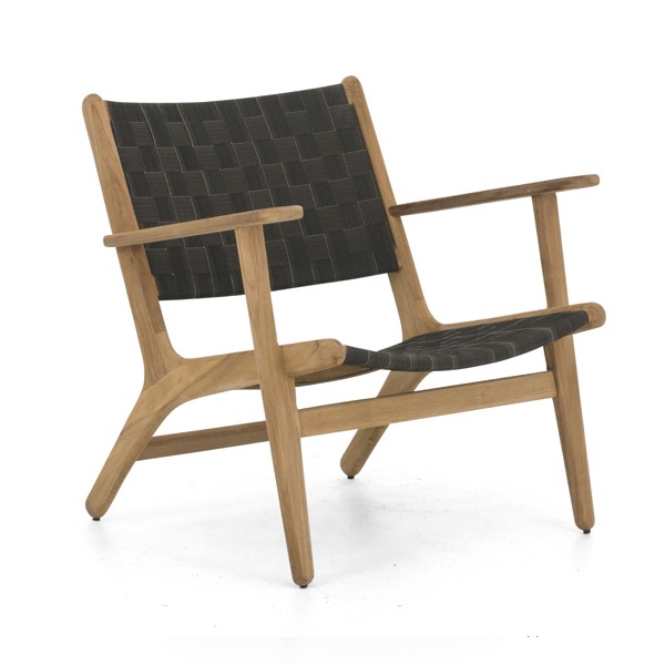Apple Bee Luc Lounge Chair niedrig mit Armlehnen