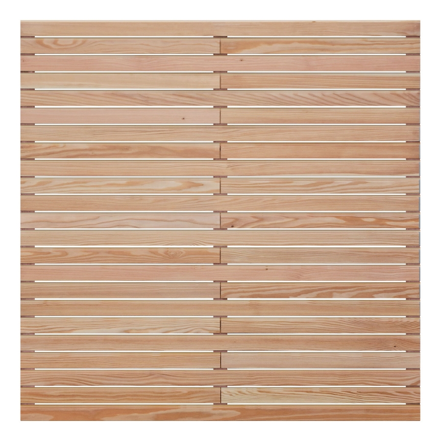 Rhombus Sichtschutzzaun Lärche natur 180x180cm