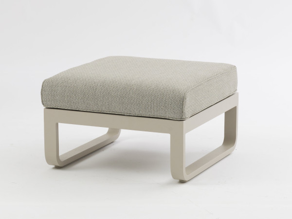 Zebra Fly Lounge Hocker light taupe